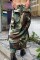 Camouflage Casual Camouflage Print Regular High Waist Conventional Full Print Bottoms