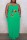 Green Sexy Casual Print Backless Spaghetti Strap Long Dress Plus Size Dresses