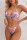 Multicolor Sexy Print Backless Swimwears (With Paddings)