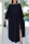 Dark Blue Fashion Casual Solid Slit O Neck Plus Size Two Pieces
