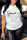 White Casual Print Basic O Neck T-Shirts