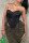 Black Sexy Solid Bandage Asymmetrical Strapless Tops