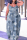 Grey Sexy Casual Print Backless Spaghetti Strap Long Dress Dresses