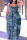 Blue Gray Sexy Casual Print Backless Spaghetti Strap Long Dress Dresses