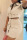 Khaki Casual Solid Patchwork Buckle Turndown Collar Short Sleeve Two Pieces