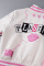 Grey Casual Street Print Patchwork Buckle Fold Short Sleeve Two Pieces