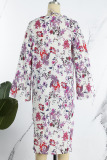 Pink Sexy Print Patchwork 3 Piece Sets