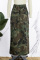 Camouflage Casual Camouflage Print Regular High Waist Conventional Full Print Bottoms