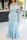 Blue Casual Solid Backless Spaghetti Strap Sleeveless Two Pieces