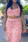 White Fashion Casual Solid Tassel Hollowed Out Backless Spaghetti Strap Sleeveless Two Pieces