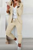 Coffee Casual and fashionable suit set