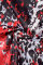 Red Sexy Print Hollowed Out Patchwork Spaghetti Strap One Step Skirt Dresses