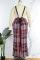 Black Casual Print Basic Loose High Waist Wide Leg Full Print Bottoms