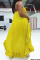 Orange Sexy Casual Vacation Simplicity Solid Solid Color Strapless Strapless Dress Dresses