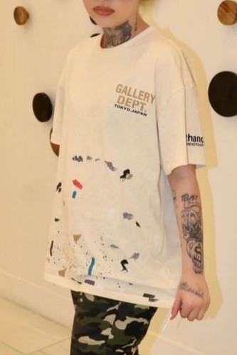 White Casual Print Basic O Neck T-Shirts