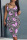 Purple Sexy Casual Print Basic U Neck Vest Dress Dresses