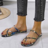 Multicolor Casual Daily Patchwork Round Comfortable Shoes