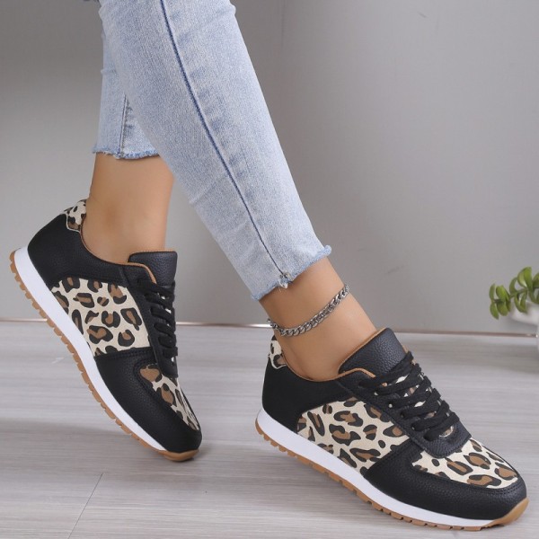 Casual Daily Patchwork Printing Round Comfortable Out Door Flats Shoes