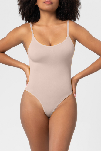 Skin Color Sportswear Solid Patchwork Sharpwear