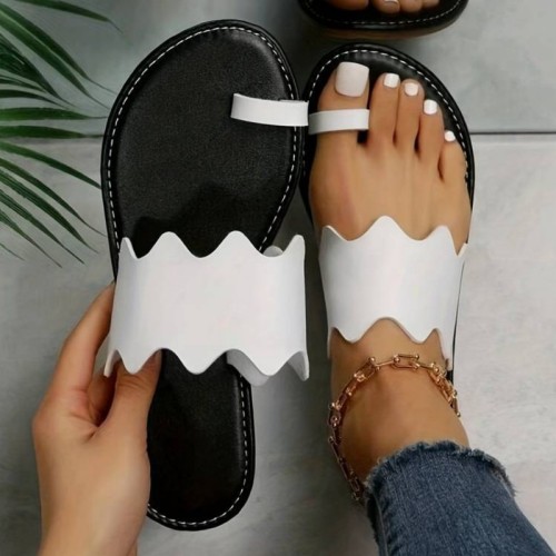 White Casual Patchwork Solid Color Round Comfortable Shoes