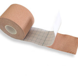 Apricot Sexy Daily Solid Invisible Adhesive Cloth Chest Stickers (Wide 1.97 Inches ,Long 1.97 Inches )