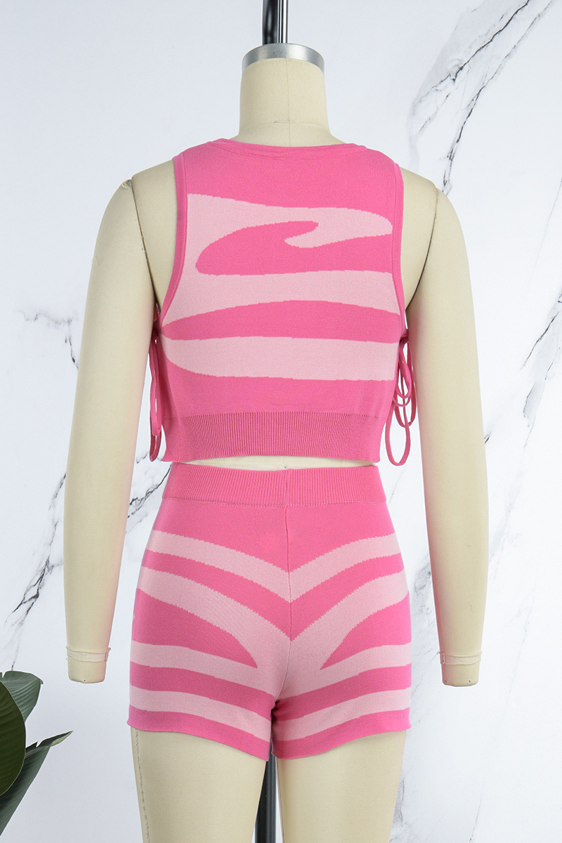 Sexy Solid Color Patchwork Strap Design V Neck Sleeveless Two Pieces(4 Colors)
