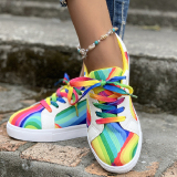 Colour Casual Sportswear Daily Patchwork Round Comfortable Out Door Sport Shoes