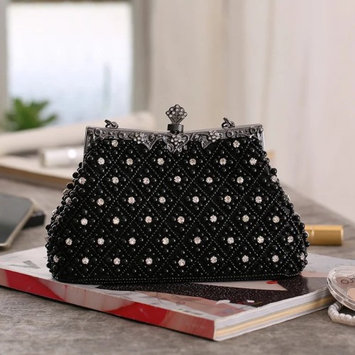 Casual Daily Party Solid Patchwork Feathers Bags