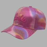 Deep Pink Casual Sportswear Daily Letter Embroidery Patchwork Hat