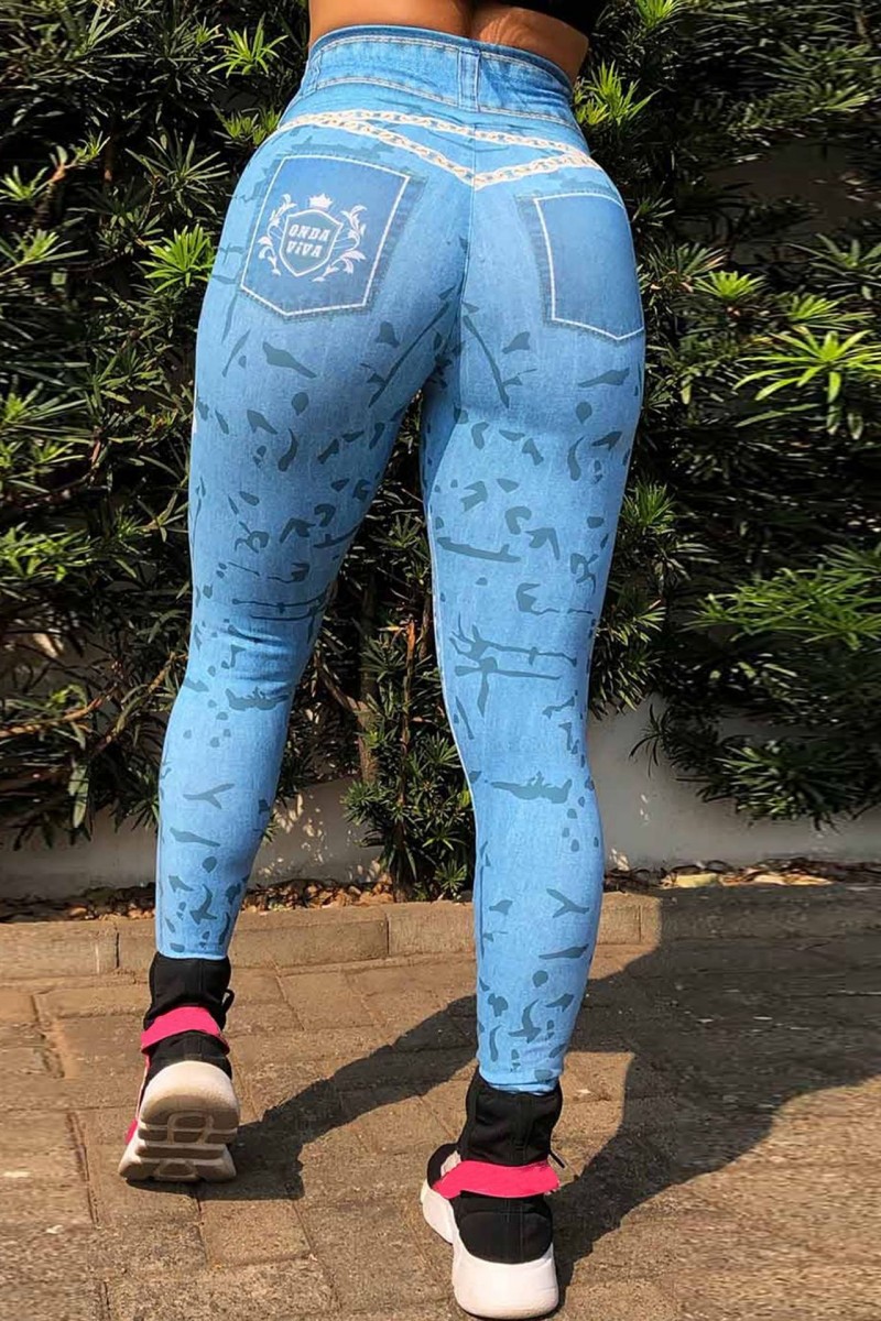 Headline Hues Print Trousers