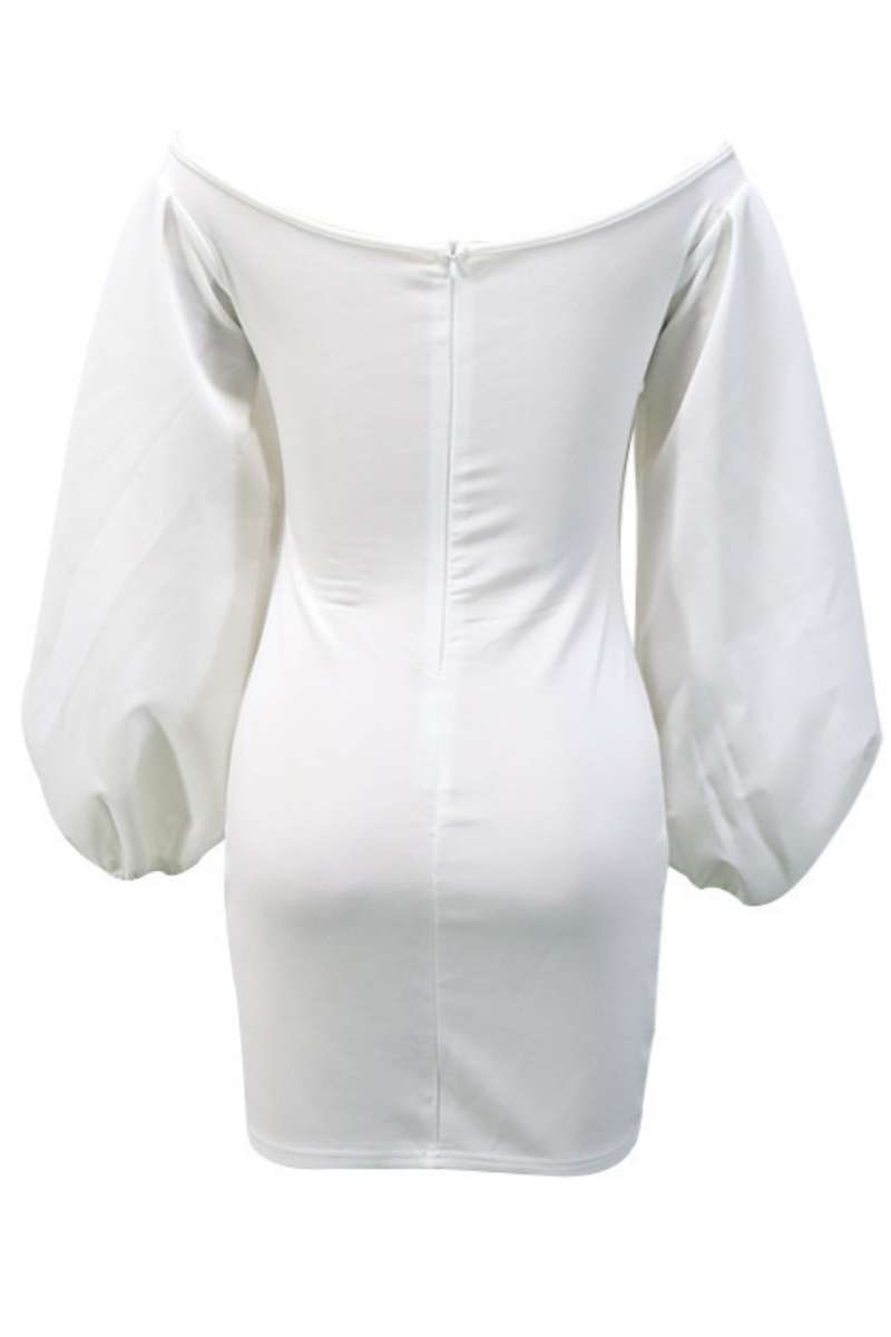 Wholesale Black Sexy Solid Backless V Neck Long Sleeve Dresses K85536-3 ...
