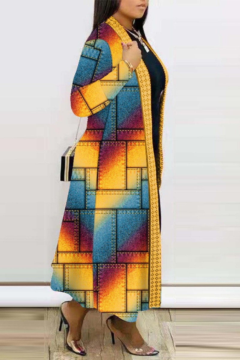 Fashion Casual Patchwork Basic Outerwear(3 Colors)