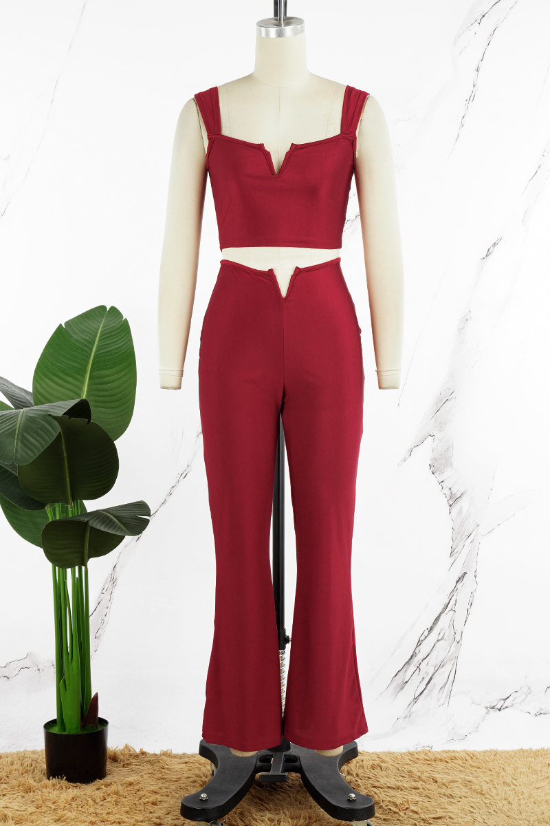 Spring And Summer Solid Color Square Collar Vest Rib Knitted Comfortable Spaghetti Straps Sleeveless Women's Clothing