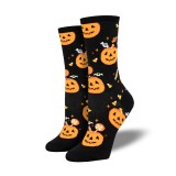 Orange Casual Character Sock