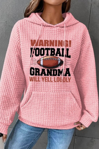 Pink Casual Print Basic Hooded Collar Tops