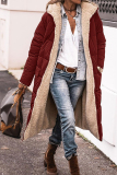 Casual Street Solid Patchwork Hooded Collar Outerwear