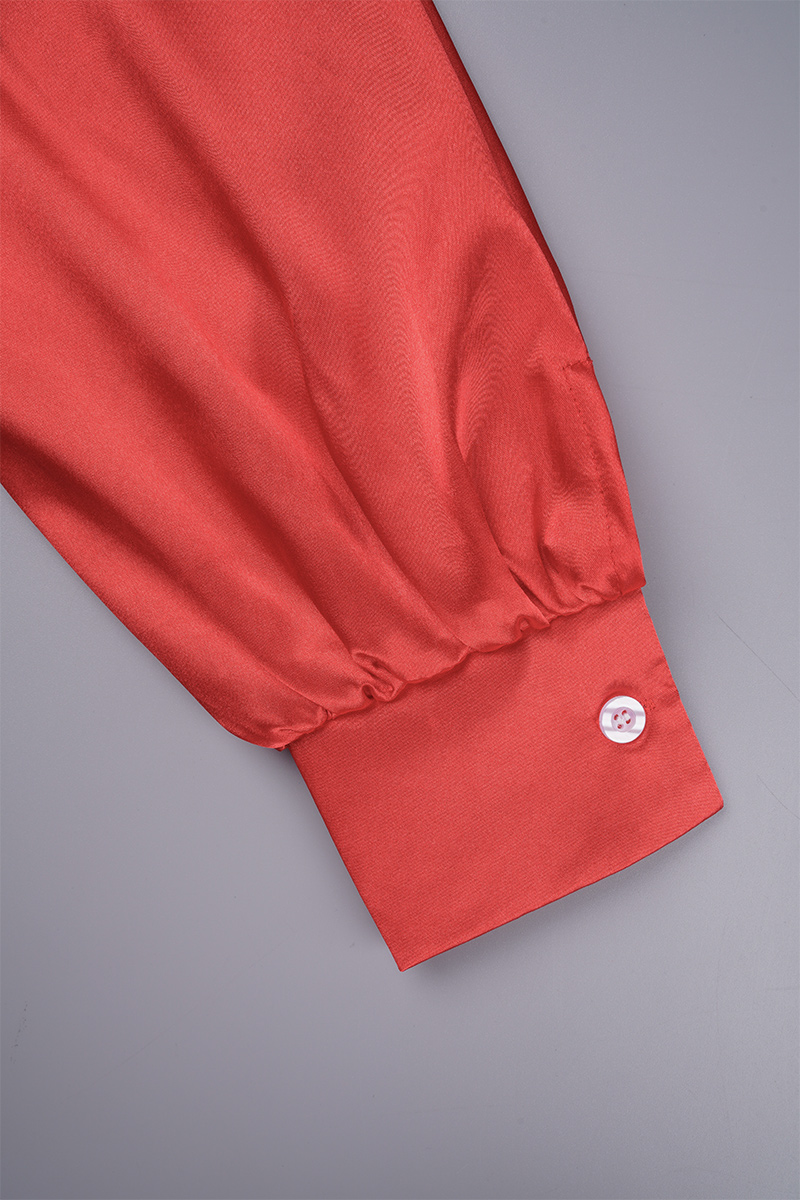 Elegant Solid Buckle With Belt V Neck A Line Dresses(4 Colors)