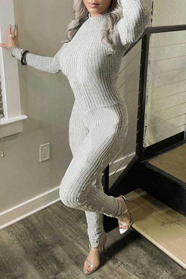 Casual Striped Frenulum Off the Shoulder Loose Jumpsuits(3 Colors) main image 1