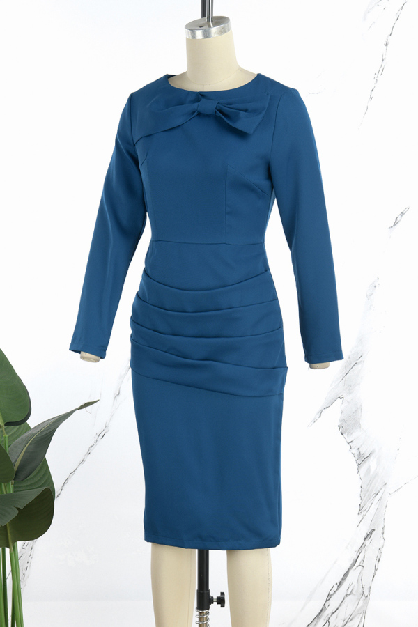 Celebrities Solid Patchwork O Neck Sleeveless Dress Dresses