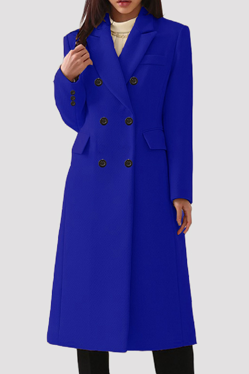 Casual Solid Patchwork Hooded Collar Outerwear(3 Colors)