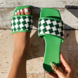 Casual Patchwork Square Shoes