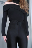 Sexy Solid Turtleneck Tops