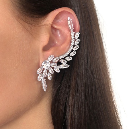 Casual Patchwork Rhinestone Earrings (Only One Earring)