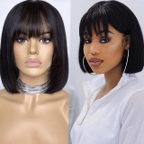 Casual Solid Patchwork Wigs