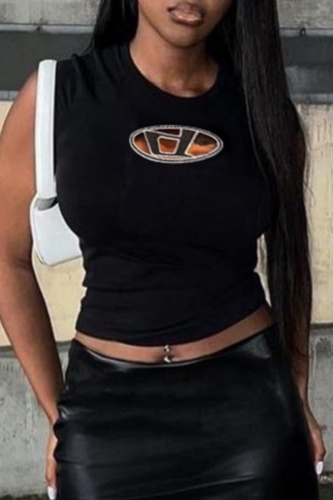 Casual Solid Hollowed Out O Neck T-Shirts