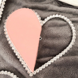 Casual Heart Shaped Patchwork Rhinestone Bags