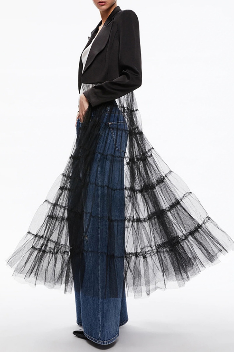 Casual Solid Patchwork Square Collar Sling Dress Dresses