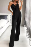 Casual Solid Solid Color Regular Jumpsuits