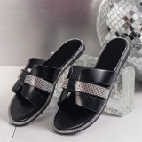 Casual Patchwork Rhinestone Square Comfortable Out Door Shoes