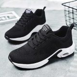 Casual Sportswear Patchwork Frenulum Contrast Round Comfortable Sport Running Shoes